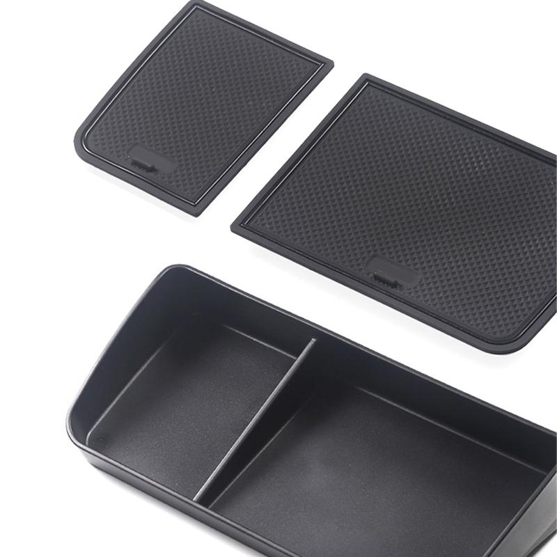 Car Front Console Dashboard Storage Tray Box Black Plastic Fit for Toyota Corolla