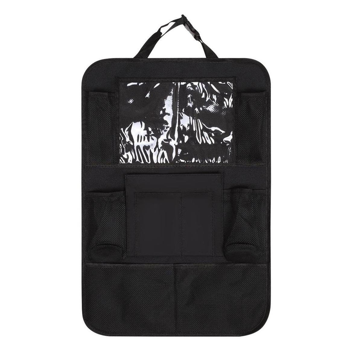 

Polyamide Oxford Cloth Car Storage Bag - Spacious, Multi-Functional, and Durable Car Organizer with Ample Storage Space чорний