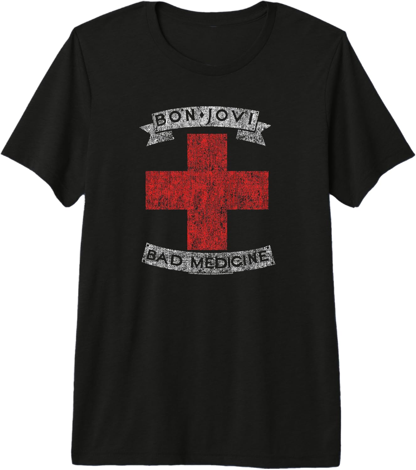 Bon Jovi Bad Medicine Red Cross T-shirt S