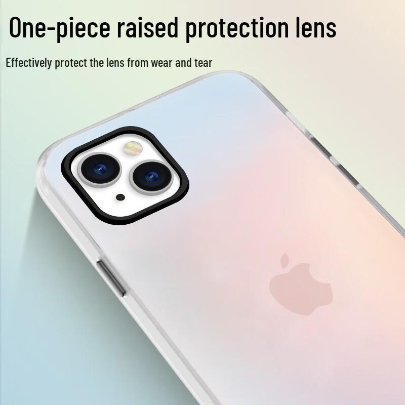 Anti-Drop Gradient Frosted Silicone iPhone Case