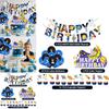 Astronaut Space Theme Birthday Party Decorations With Paper Flags And Balloons For Kid