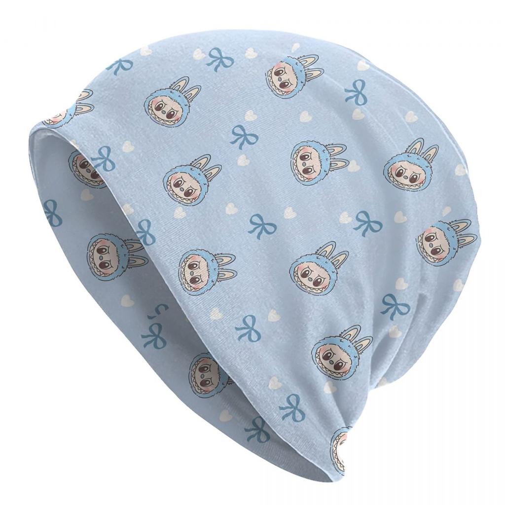Cute Doll Monsters Bonnet Hats Hip Hop Outdoor Skullies Beanies Hat for Unisex Women Warm Dualuse Cap