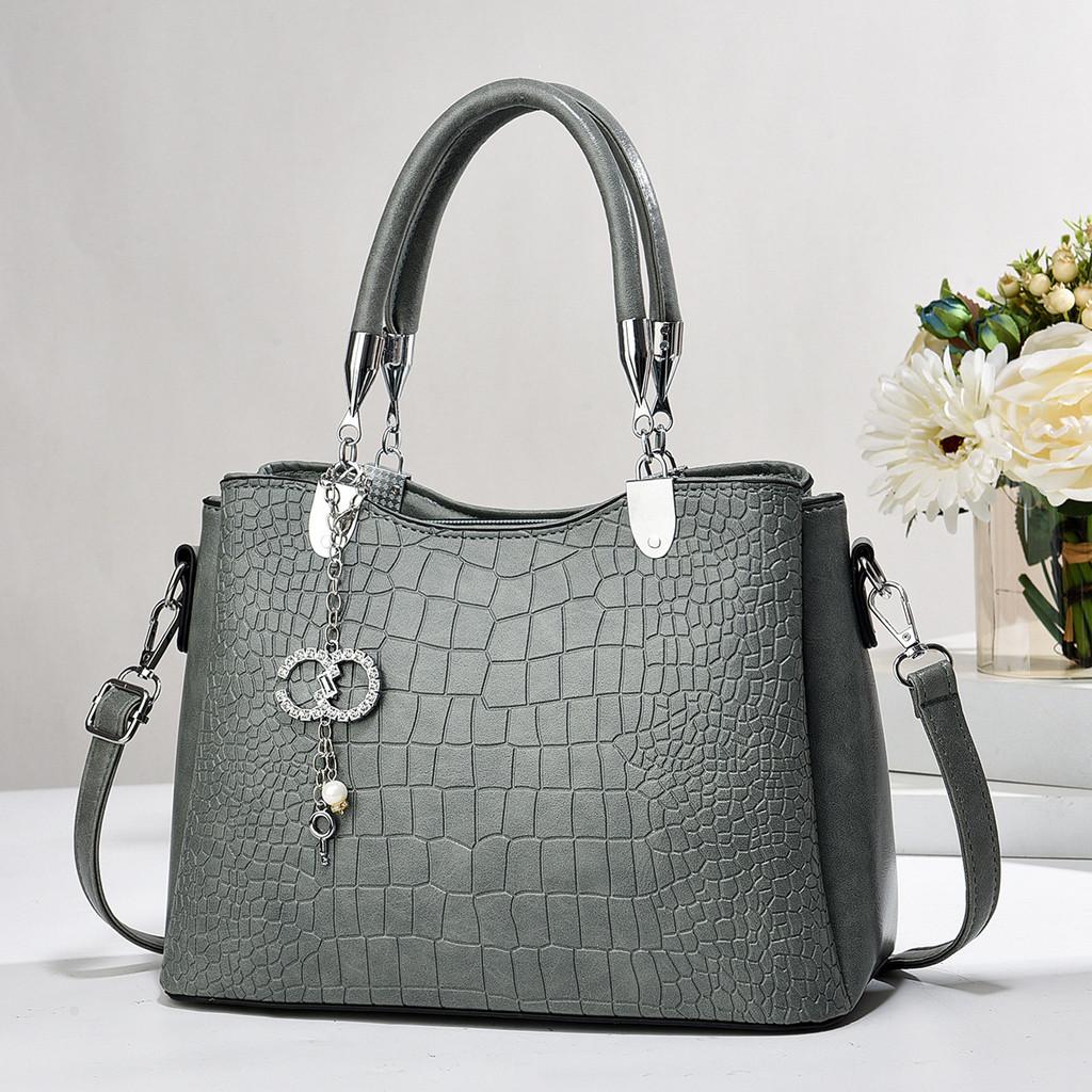Chic Stone Pattern Handbag Stylish Versatile Mom Tote Bag With Spacious Design