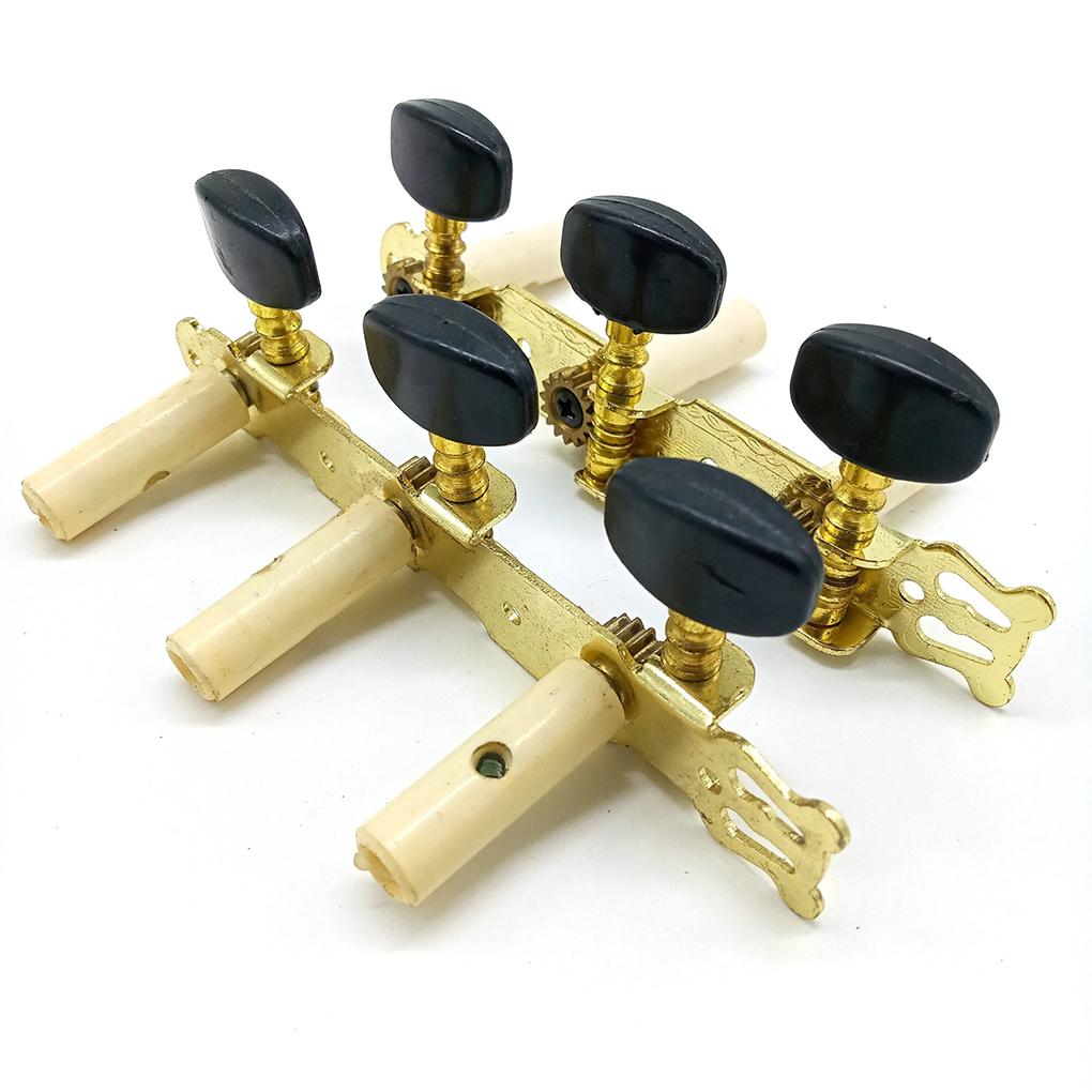 

2 штуки Золото Черная пластина Профессиональные гитарные струны Запирающиеся колки Колки Колки с крепежными винтами Ручка для акустической гитары