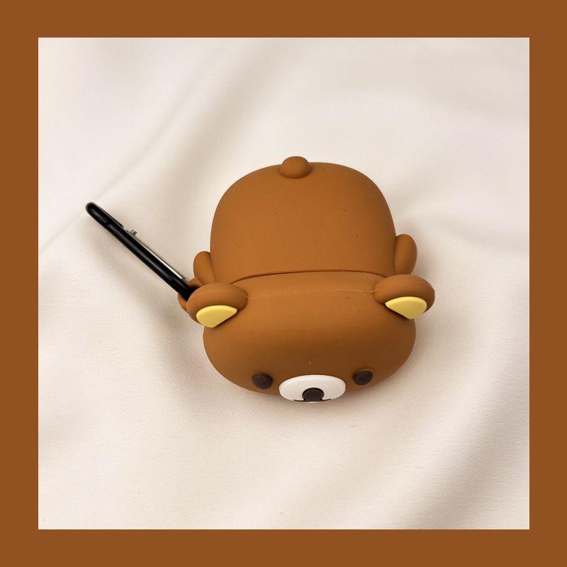 

Airpod3 Подходит для чехла для наушников Apple Pro Второе поколение Беспроводные Bluetooth Третье поколение Aipods2 поколение Airpodpro Четвертое поколение 5 AirPods 3 [Cartoon easy bear] send Hook