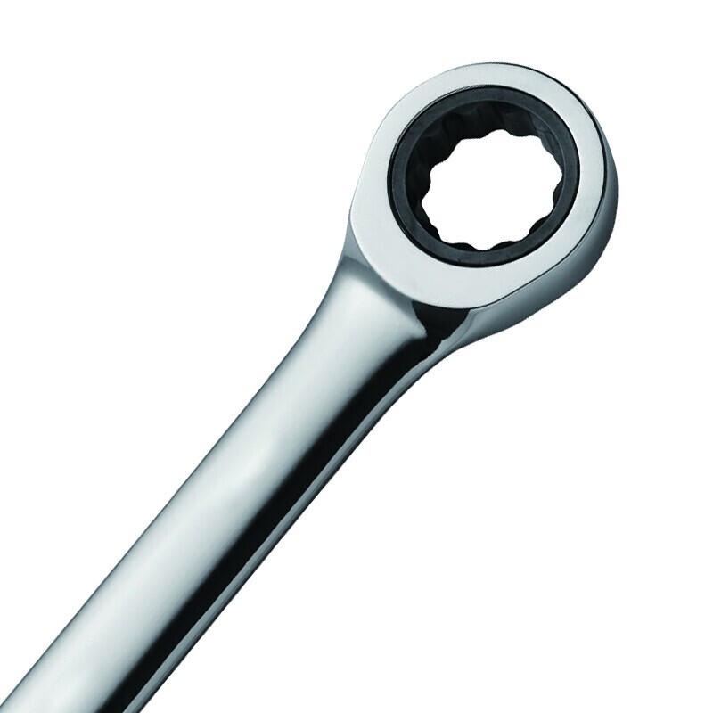 SATA Fully Polished Ratchet Combination Wrench