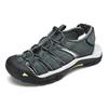 Men's Summer Closed-Toe Leather Sandals for Casual Outdoor Hiking and Beach Activities