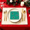 20pcs Disposable Napkins with Snowflake Pattern Print for Wedding,Parties,and Daily Use for Thanksgiving Fall Christmas Table Decoration