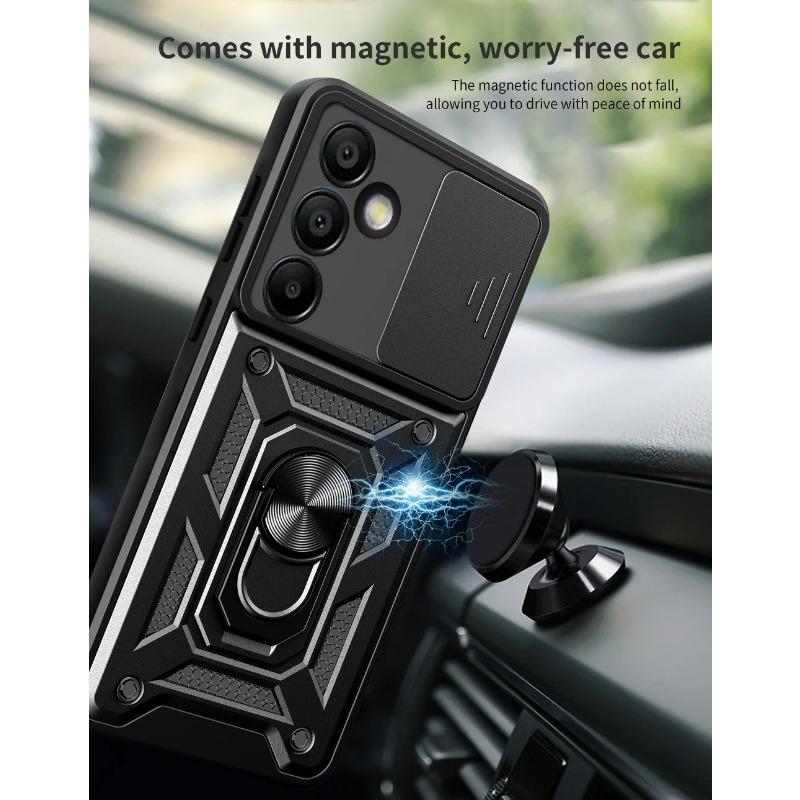Camera Protect Case for Samsung S24 FE S24 Ultra S23 + S22 Plus Galaxy S21 FE S20 Plus Armor Hybrid Ring Cover