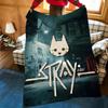 Game S-Stray Throw Flannel Cozy Print Blanket, Portable, Durable  Machine Washable Cute Cool