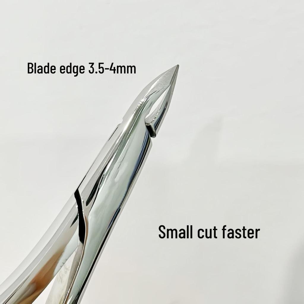 Swan PRO Stainless Steel Manicure Scissors: Small, Sharp, 3.0mm for Hard Nails and Cuticles.