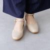 Genuine Leather Comfortable Walk Series Comfygel Support Insole Bolognese Construction HIMIKO Himiko Heel Strap Pumps 605006 Light Beige 265 3.5cm