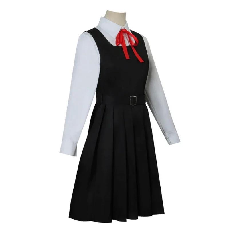 Anime Roba Kostým Chainsaw Man Cosplay Mitaka Asa JK Uniforma Školní Uniforma Dámská Košile Uniformní Šaty Halloween Párty Set