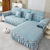 Plush Sofa Covers Four Seasons Sofa Towel Fabric Seat Cushion Backrest Towel Simple Modern Couch Cover Non-slip Sofa Bed Cover
