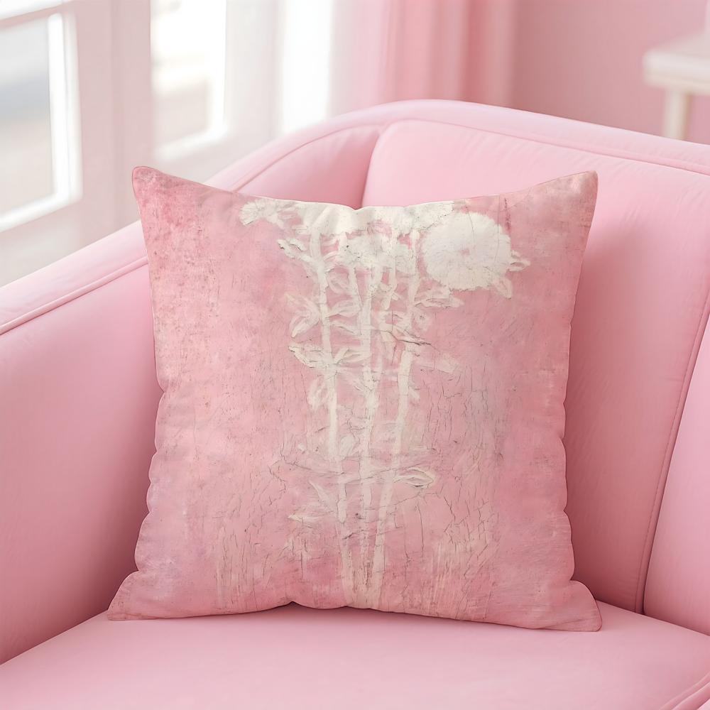 elegant shape ART SSanyu Cushion Cover Pillow Case Soft Skin Friendly Fabric Comfort  Concealed Zipper