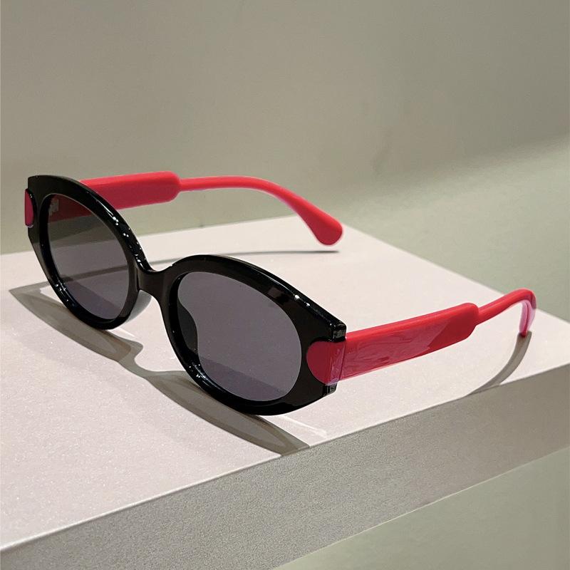 Vintage Sexy Cat Eye Sunglasses Women For Men Luxury Brand Designer Sun Glasses Punk Popular Hip Hop Double Color Eyewear Uv400