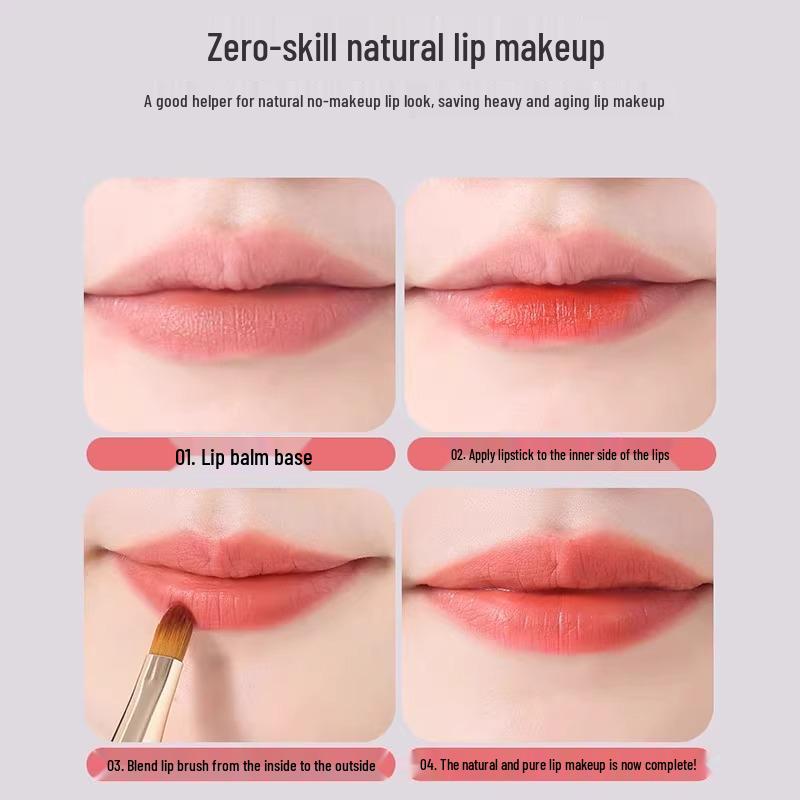 Newcomer Exclusive: Retractable Waterproof Lip Brush, Portable Makeup Tool with 0.01 Shipping