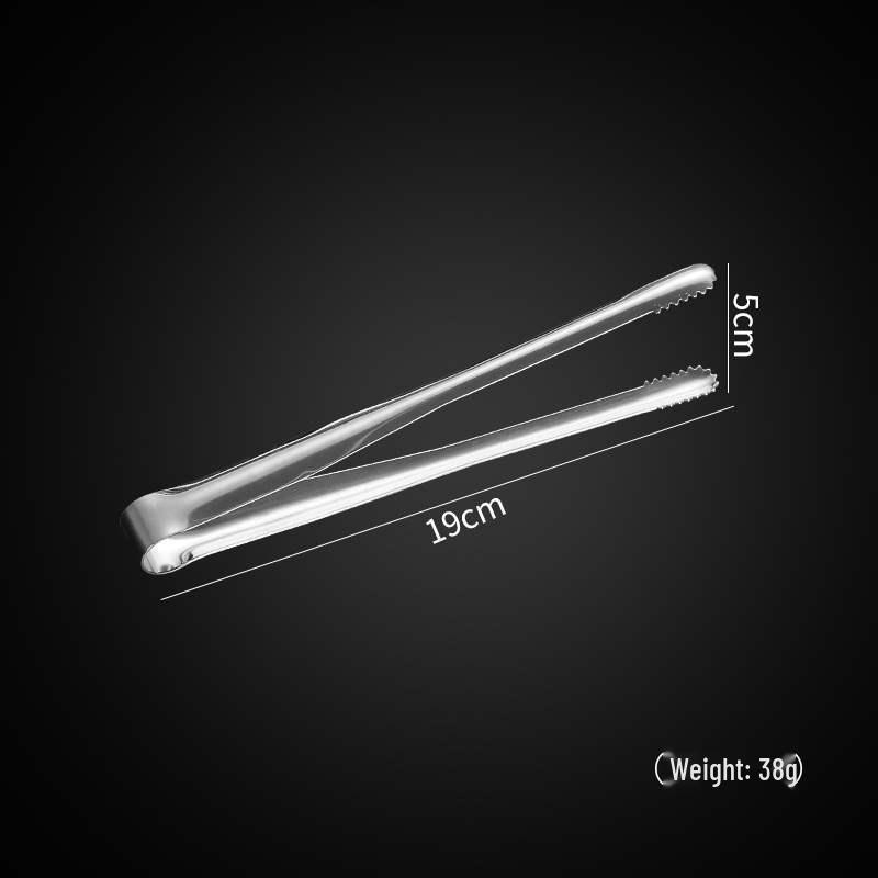 Gold Stainless Steel Anti-Slip BBQ and Bread Tongs