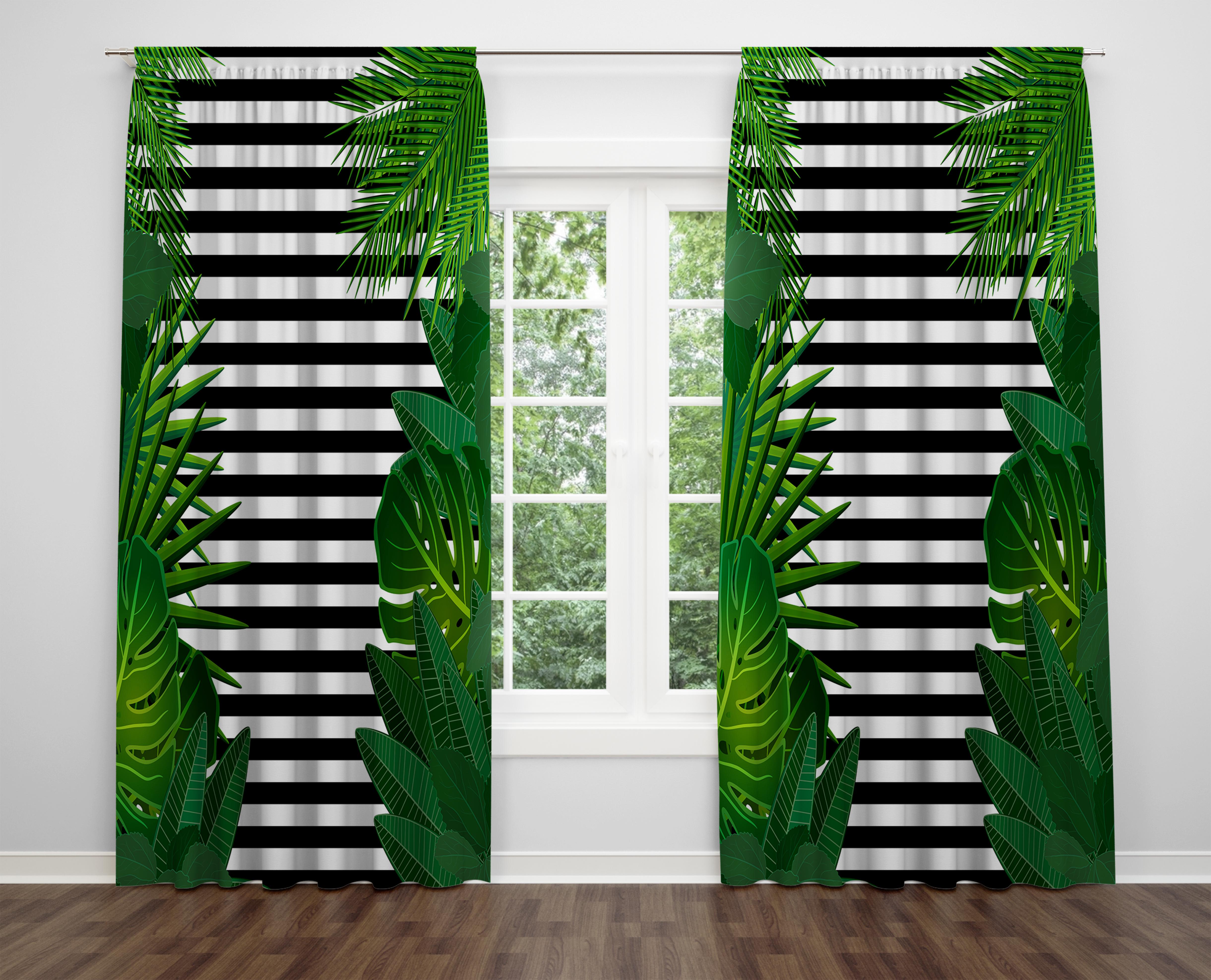 

Декоративний дизайн, високоякісна бавовняна тканина, ви можете вибрати одну або подвійну фіранку з крила 1 piece різнокольоровий