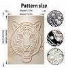 5D DIY Pearl Diamond Painting Kit Majestic Tiger Full Drill Embroidery Mosaic Art Home Wall Decor Gift