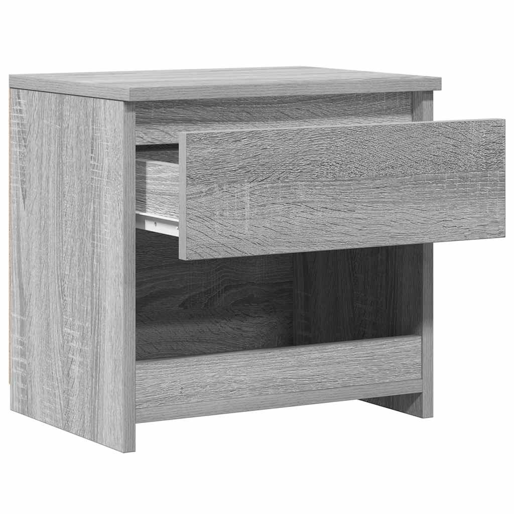 Nightstands 2 pcs Grey Sonoma 40 x 30 x 39 cm Particleboard