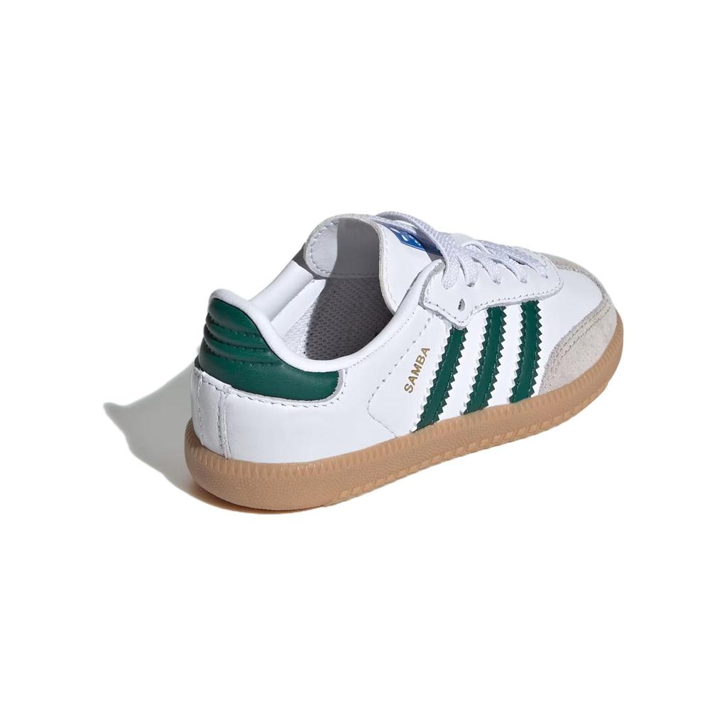 Adidas Samba OG I White Collegiate Green Gum Baby Sneakers Cloud-White IE1337