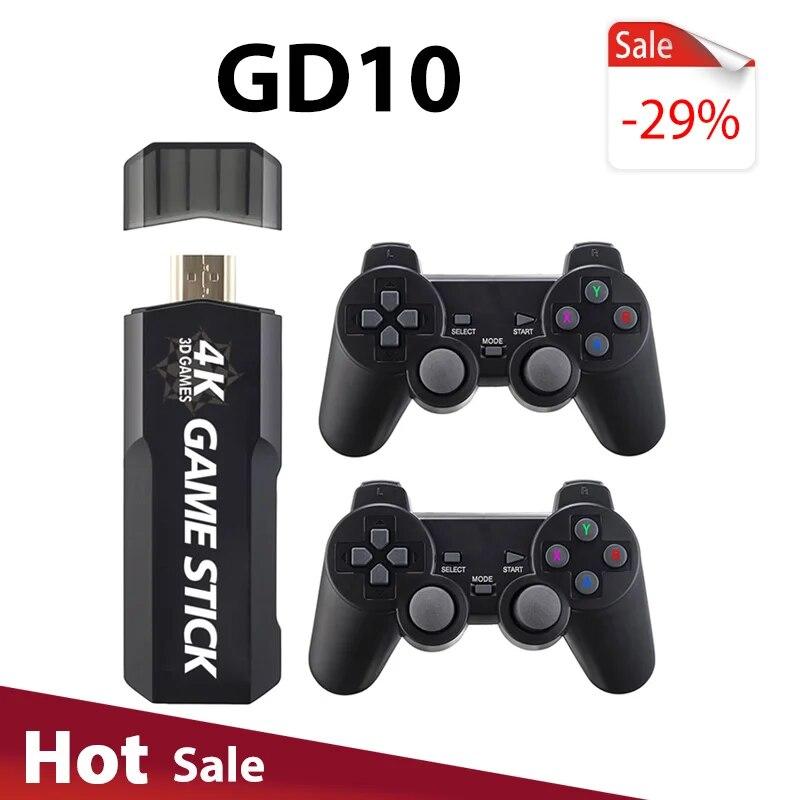 

Игровая приставка 4K GD10, 128 ГБ, новая игровая консоль в стиле ретро, ​​беспроводные контроллеры 2,4G, HD-выход, 40 + симуляторы, 40 000 + встроенные игры