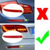 Car Tail Light Rear Bumper Reflector Lights Red Lens for BMW 5-Series 530dX/535d/528i F10/F18 Sedan 2014-2017 Facelift