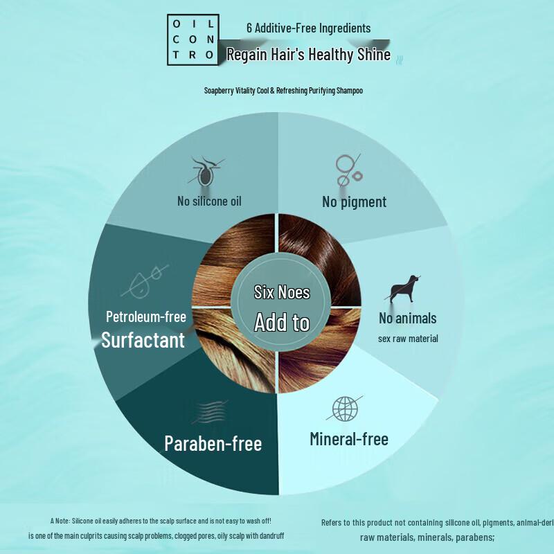 ZIYUAN Sapindus Men's Oil Control Shampoo