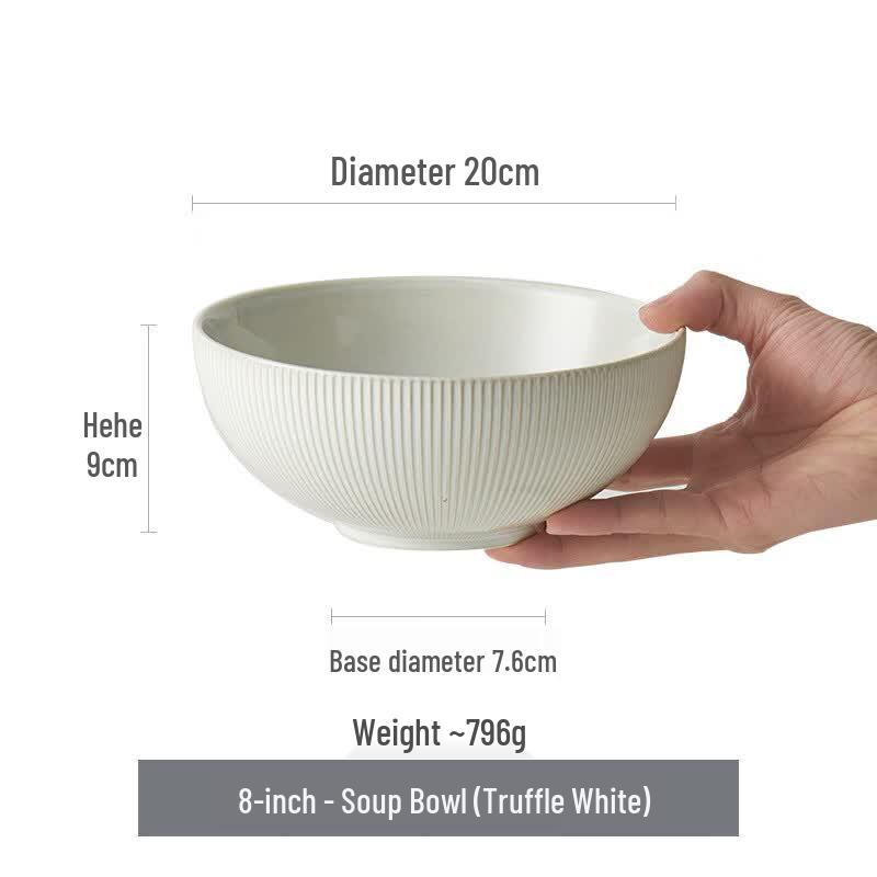 ZISIZ Ceramic Soup Bowl