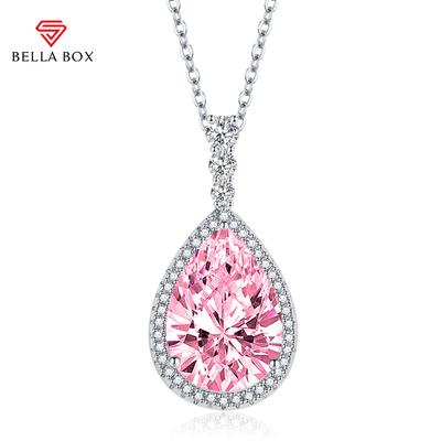 Water Drop Color Treasure Pendant Necklace Multiple Colour Fashion Wedding Engagement Jewelry