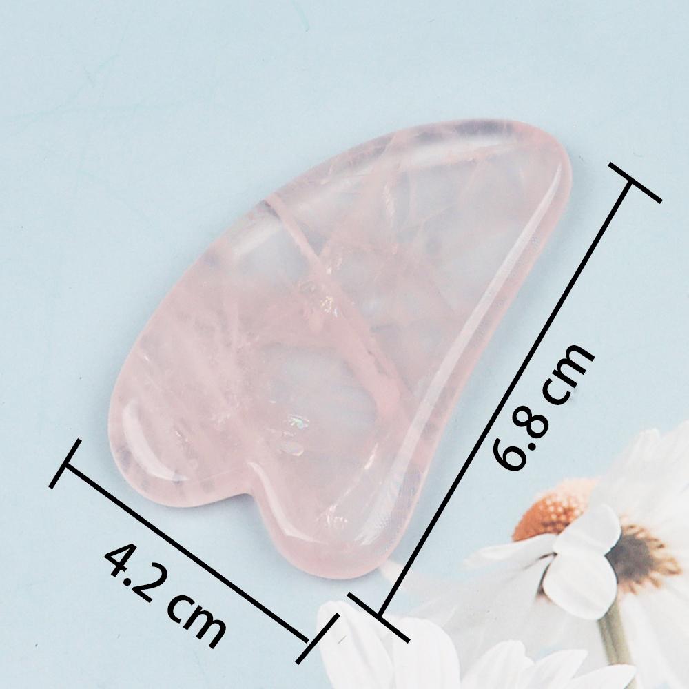 Natural Stone GuaSha Tool Jade Facial Beauty Rose Quartz Scraping Massager Firm Skin Care Face Gua Sha SPA Physical Therapy
