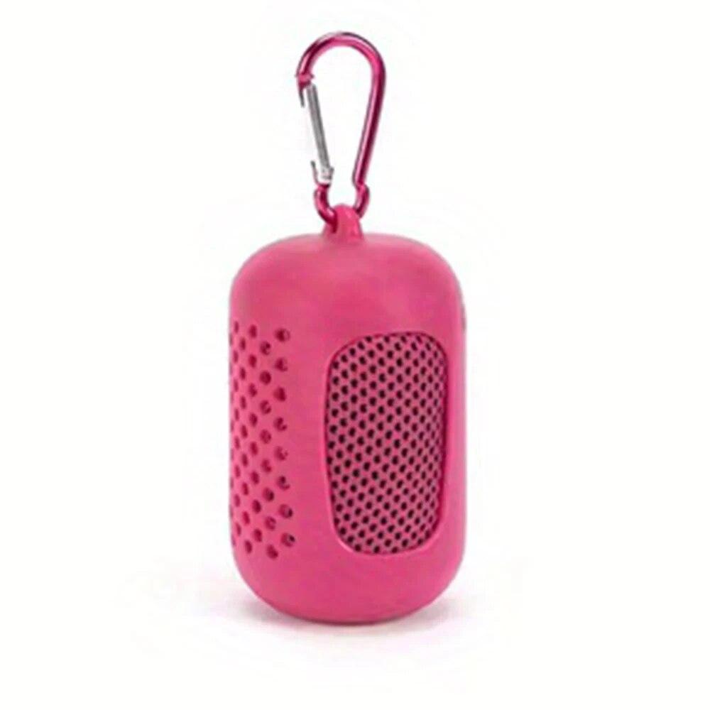 

Круглое силиконовое холодное полотенце охлаждающее полотенце быстросохнущее полотенце из микрофибры пляжные принадлежности полотенце для спорта и фитнеса 1 шт красный