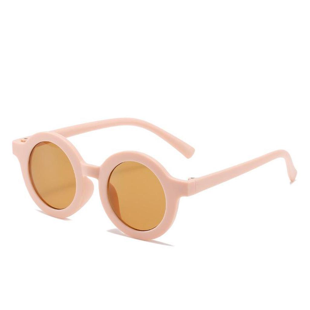 New Fashion Round Frame Candy Color Sunglasses Children's Beach Glasses