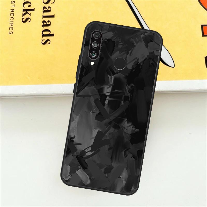 Forged Carbon For Huawei Nova 12i 7i 8i 11i Y73 Y72 Y61 Y91 Y90 Y70 Y60 9 10 SE 11 Pro P30 P40 Lite Case