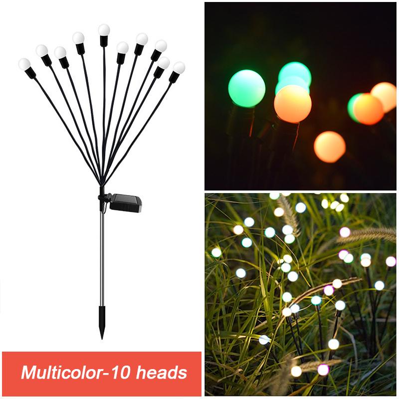 6/8/10 Led Solar Light Outdoor Garden Decoration Landscape Lights Firework Firefly Lawn Lamps Country House Decor Lamp