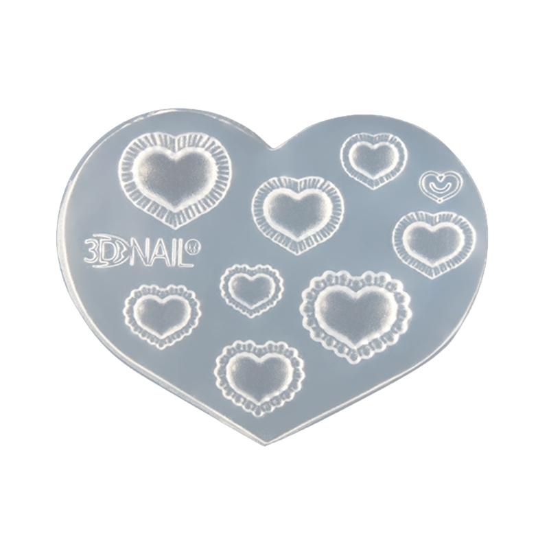 3D Nail Art Silicone Mold Flowers Love Stars Moon letter number Handicrafts Nail Decoration Moulds DIY Nail Tools Accessories