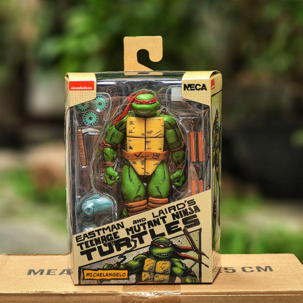 NECA Teenage Mutant Ninja Turtles 7-Inch Articulated Movie Figures - Comic Version (4 Types) 'Return To New York' Edition