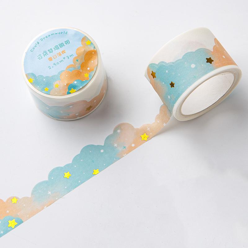 5m Cartoon Animal Plants Pattern Washi Tape Decorative Sticker Stationery Planner Tape Sticker DIY Scrapbooking Journal Decor