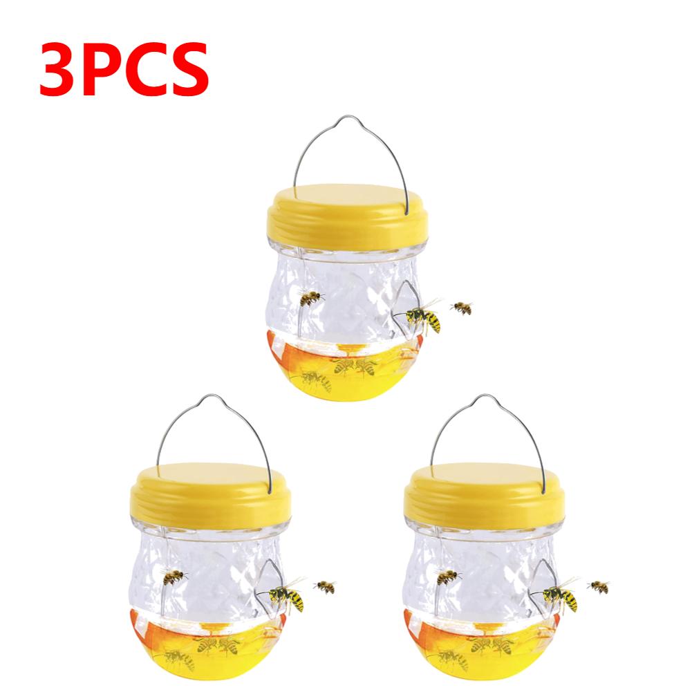 1-10pcs Hornet Trap Hanging Hornets Bee Fly Catcher Wasp Repellent Reusable Non-toxic Pest Control for Home Farm Garden Supplies