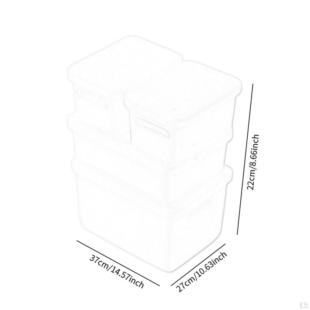 4 Pieces 1/12 Dollhouse Storage Box Doll House Accessories 1: 12 Scale Decor for Bedroom