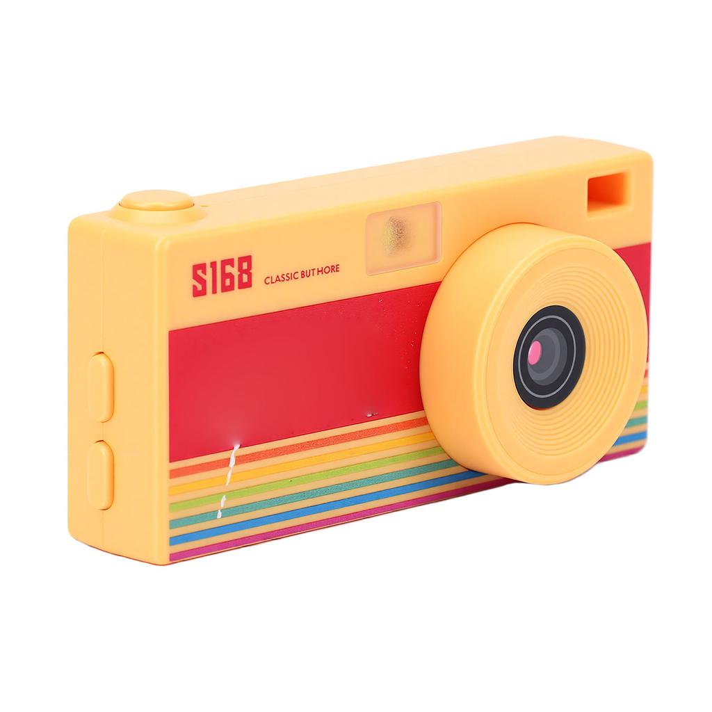 Keychain Digital Camera 1.47 Inch Screen 2K 12MP Auto Focus Retro Style Small Video Camera for Travel Sports School