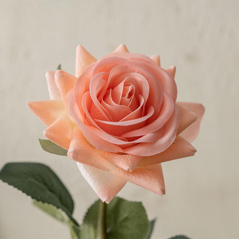

Real Touch Rose Artificial Flowers, Moisturizing Skin Feel Silk Rose, Ins Style Home Decor Wedding Bouquet Gift шампанського