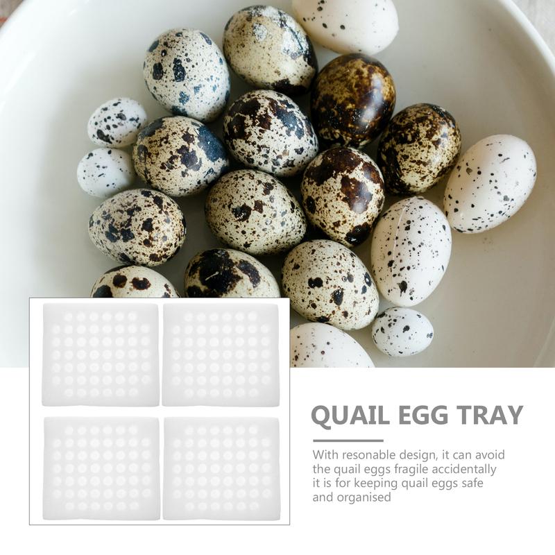 2pcs Quail Egg Foam Packaging Tray for Protection for Egg Storage and Transport Reusable Countertop Egg Storage Case Holder