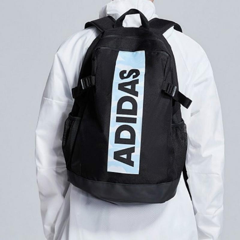 Adidas Polyester Fabric Backpack Regular Unisex Black Adidas DW4276