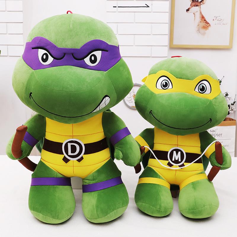 Q Version of The Twilight Ninja Turtle Plush Doll Big Eye Turtle Variety Age Doll Pillow Rag Doll Toy