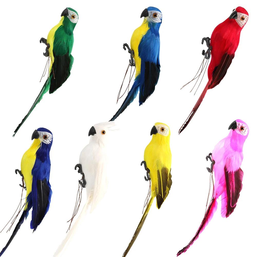 Simulation Parrot Garden Decoration Creative Lawn Figurine Ornament Animal Bird Outdoor Garden Party Home Garden Decor