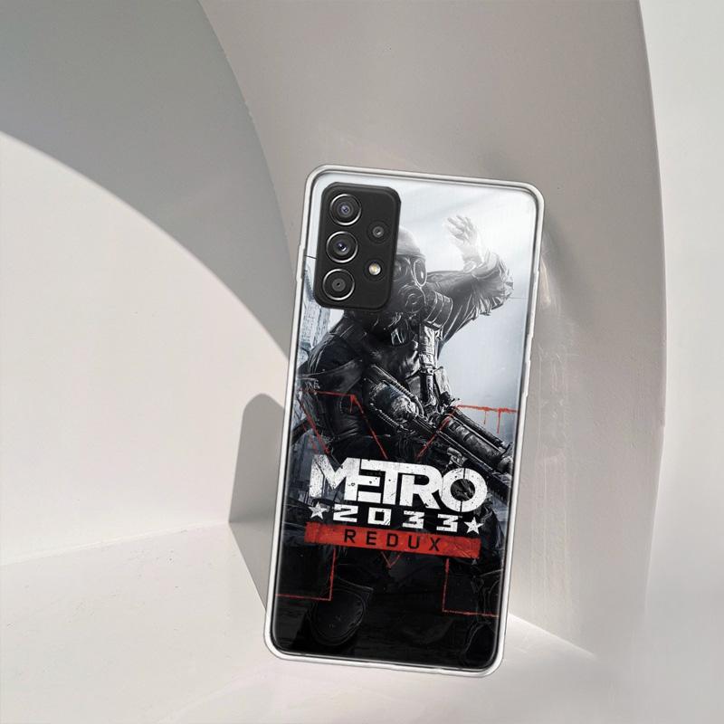 Metro 2033 Phone Case for Samsung A54 A57 A37 A17 A14 A15 A12 A24 A34 A55 A35 A25 A52S A07 A05S A04S A22 A32 A72 Galaxy Note 20
