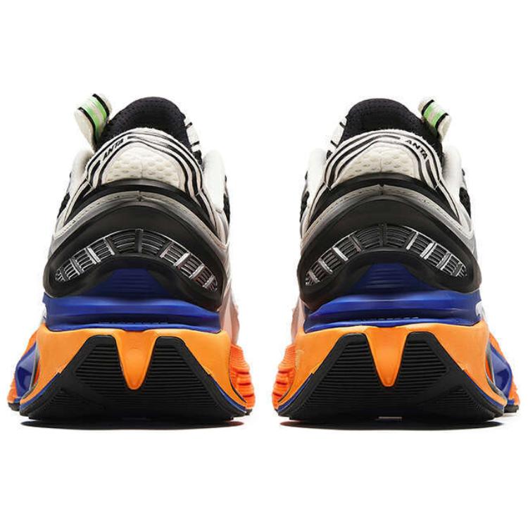 Anta Life Series Core Cloud Abriebfeste Low-Top Freizeitschuhe Herren Freizeitschuhe Silber Orange 112438896-3