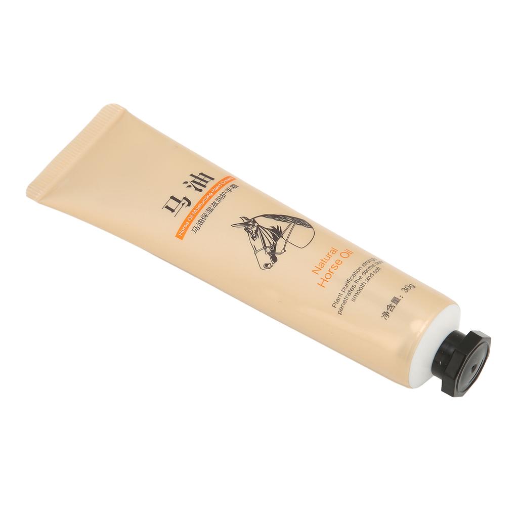 Nourishing Hand Cream Natural Horse Oil Deep Moisturizing Healing Hand Cream for Extra Dry Skin 30g 1.06oz